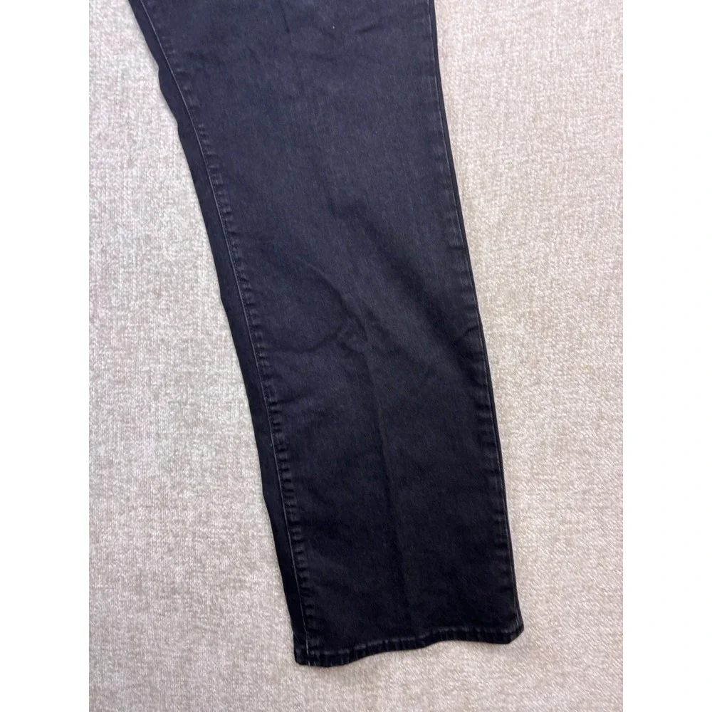 True Religion Mens Black Straight Leg Flap Pocket Jeans Size 40